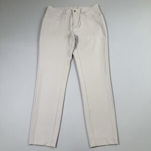 State & Liberty Pants Men 32x30 Light Gray Tech Chino Athletic Fit 4 Way Stretch
